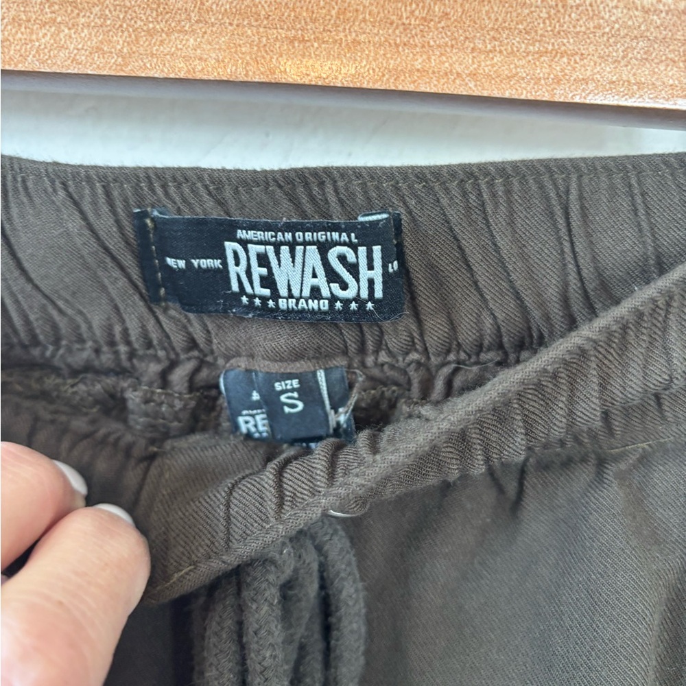 Rewash 🌻 women’s Olive Cargo‎ Pants S - Picture 2 of 6